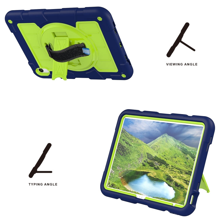 For iPad 2025 / 2022 Silicone Hybrid PC Shockproof Tablet Case with Shoulder Strap(Tibetan Turquoise) - iPad 2025 / 2022 Cases by buy2fix | Online Shopping UK | buy2fix