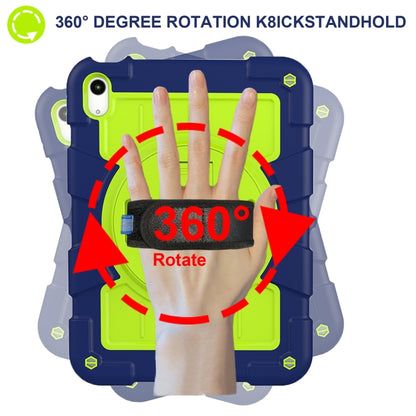 For iPad 2025 / 2022 Silicone Hybrid PC Shockproof Tablet Case with Shoulder Strap(Tibetan Turquoise) - iPad 2025 / 2022 Cases by buy2fix | Online Shopping UK | buy2fix