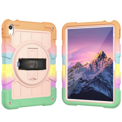 For iPad 2025 / 2022 Silicone Hybrid PC Shockproof Tablet Case with Shoulder Strap(Colorful Gold) - iPad 2025 / 2022 Cases by buy2fix | Online Shopping UK | buy2fix
