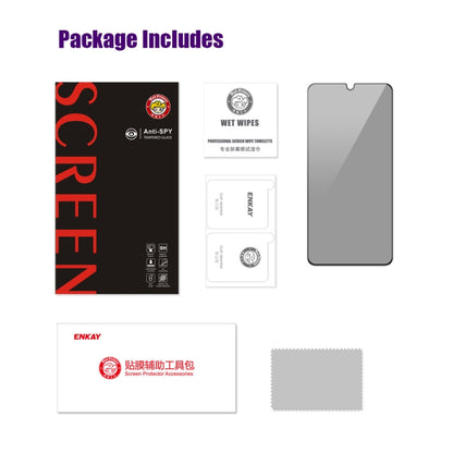 For Xiaomi Redmi 14C ENKAY Hat-Prince 28 Degree Anti-peeping Privacy Silk Screen Tempered Glass Film - 14C Tempered Glass by ENKAY | Online Shopping UK | buy2fix