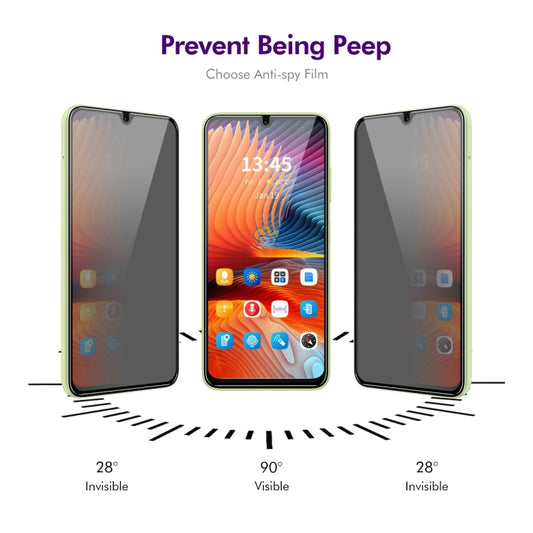 For Xiaomi Redmi 14C 2pcs ENKAY Hat-Prince 28 Degree Anti-peeping Privacy Silk Screen Tempered Glass Film - 14C Tempered Glass by ENKAY | Online Shopping UK | buy2fix