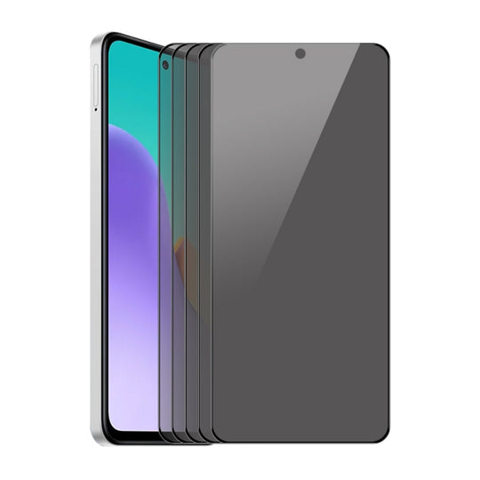 For Redmi 12 4G / 5G 5pcs ENKAY Hat-Prince 28 Degree Anti-peeping Privacy Tempered Glass Film
