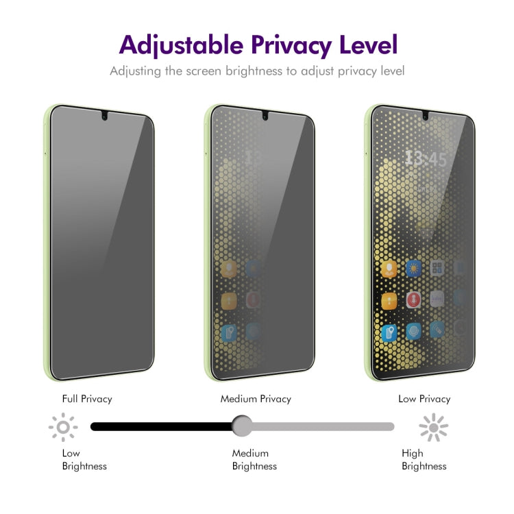 For Xiaomi Redmi 14C 5pcs ENKAY Hat-Prince 28 Degree Anti-peeping Privacy Tempered Glass Film - 14C Tempered Glass by ENKAY | Online Shopping UK | buy2fix