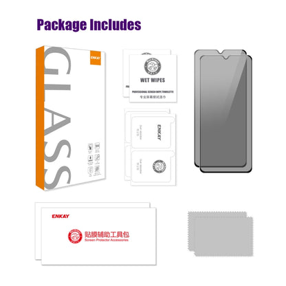 For Samsung Galaxy Xcover 7 2pcs ENKAY Hat-Prince 28 Degree Anti-peeping Privacy Tempered Glass Film - Galaxy Tempered Glass by ENKAY | Online Shopping UK | buy2fix