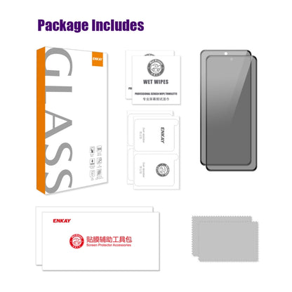 For Samsung Galaxy A36 5G 2pcs ENKAY Hat-Prince 28 Degree Anti-peeping Privacy Tempered Glass Film - Galaxy Tempered Glass by ENKAY | Online Shopping UK | buy2fix