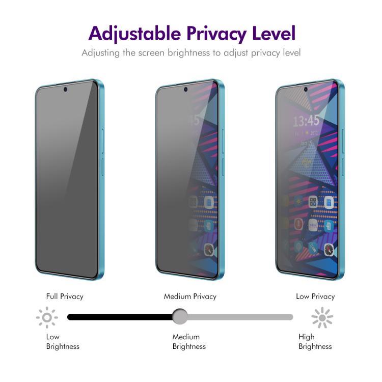 For Samsung Galaxy S25 FE 5G 2pcs ENKAY Hat-Prince 28 Degree Anti-peeping Privacy Tempered Glass Film - Galaxy S25 FE 5G Tempered Glass by ENKAY | Online Shopping UK | buy2fix