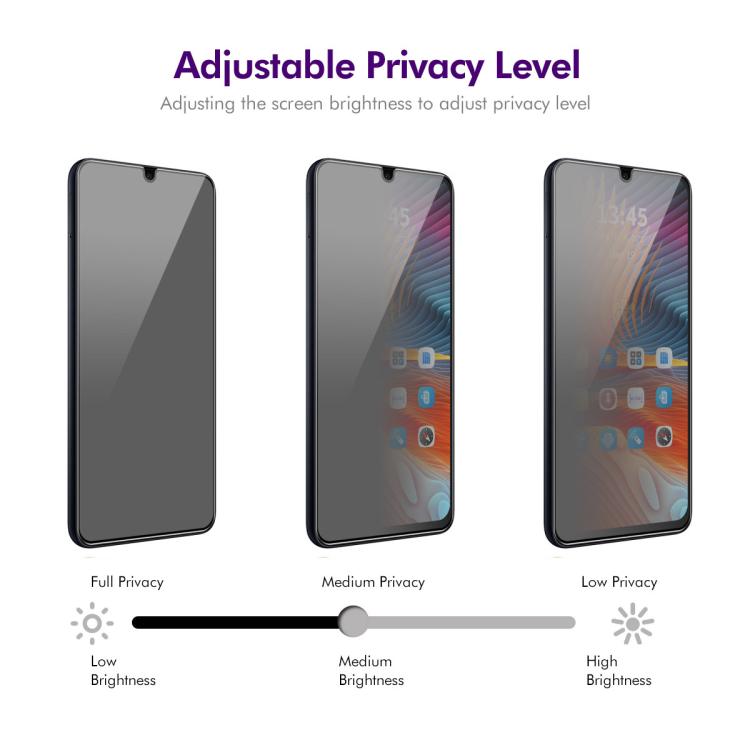 For Samsung Galaxy A17 5G 5pcs ENKAY Hat-Prince 28 Degree Anti-peeping Privacy Tempered Glass Film - Galaxy Tempered Glass by ENKAY | Online Shopping UK | buy2fix