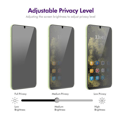 For Samsung Galaxy A17 5G 2pcs ENKAY Hat-Prince 28 Degree Anti-peeping Privacy Tempered Glass Film - Galaxy Tempered Glass by ENKAY | Online Shopping UK | buy2fix