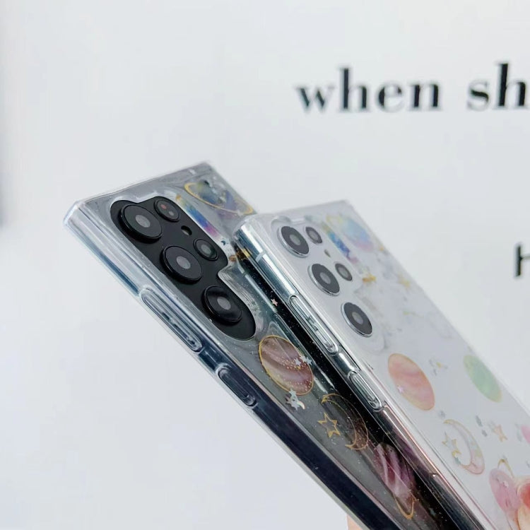 For Samsung Galaxy S25 Ultra 5G Cosmic Star Glitter Epoxy TPU Phone Case(Transparent) by buy2fix