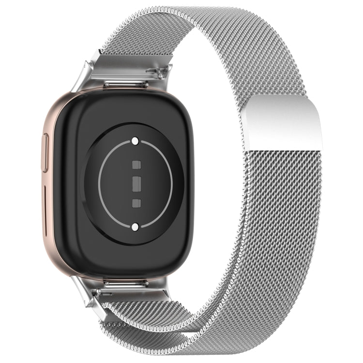 For Honor Watch 4 TMA-L19 Milan Magnetic Steel Mesh Watch Band(Silver) by buy2fix