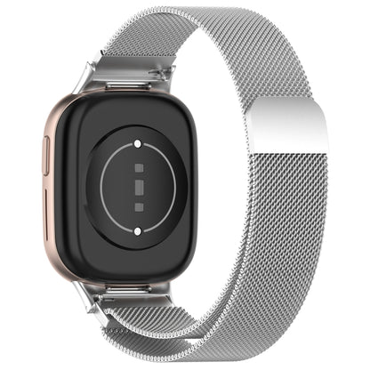 For Honor Watch 4 TMA-L19 Milan Magnetic Steel Mesh Watch Band(Silver) by buy2fix