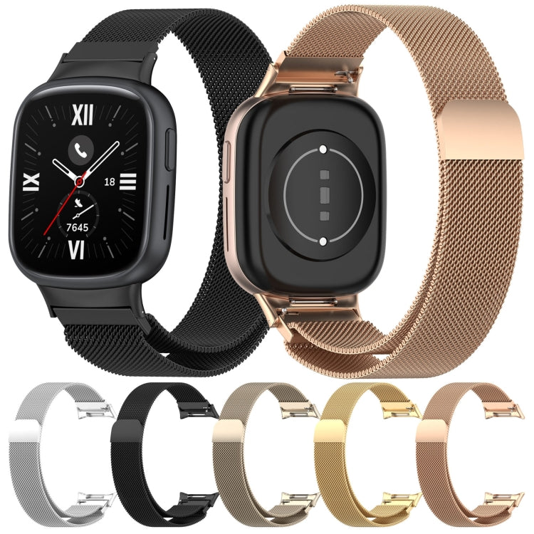 For Honor Watch 4 TMA-L19 Milan Magnetic Steel Mesh Watch Band(Silver) by buy2fix