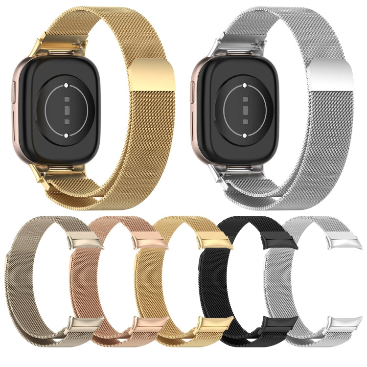 For Honor Watch 4 TMA-L19 Milan Magnetic Steel Mesh Watch Band(Silver) by buy2fix