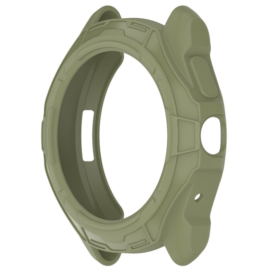 For Ticwatch Pro 5 Armored Semi-Enclosed TPU Watch Protective Case(Green) - Watch Case by buy2fix | Online Shopping UK | buy2fix