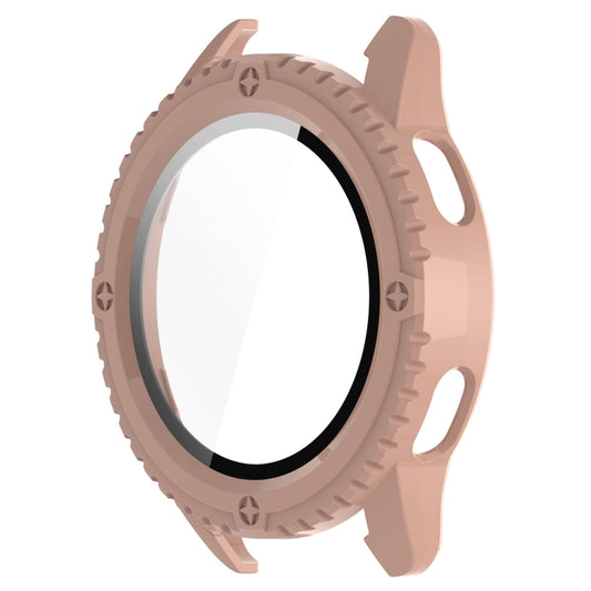 For Xiaomi Watch S3 PC + Tempered Film Integrated Watch Protective Case(Pink) - Watch Cases by buy2fix | Online Shopping UK | buy2fix