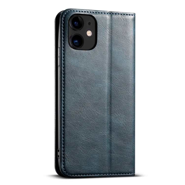 For iPhone 11 Pro Max Suteni J02 Oil Wax Wallet Leather Phone Case(Blue) - iPhone 11 Pro Max Cases by Suteni | Online Shopping UK | buy2fix