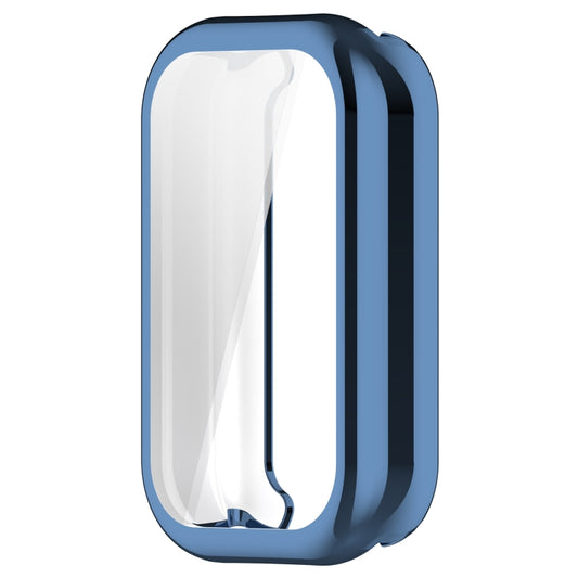 For Xiaomi Smart Band 8 Active Full Package TPU Electroplated Watch Protective Case(Blue) - Watch Cases by buy2fix | Online Shopping UK | buy2fix