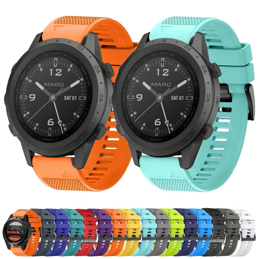 For Garmin Approach S62 Quick Release 22mm Silicone Watch Band(Grey) - Watch Bands by buy2fix | Online Shopping UK | buy2fix