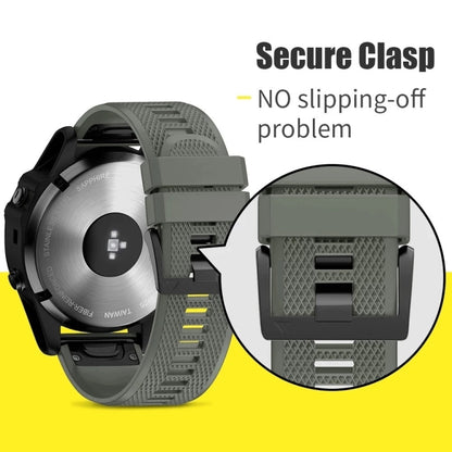 For Garmin Approach S62 Quick Release 22mm Silicone Watch Band(Sky Blue) - Watch Bands by buy2fix | Online Shopping UK | buy2fix