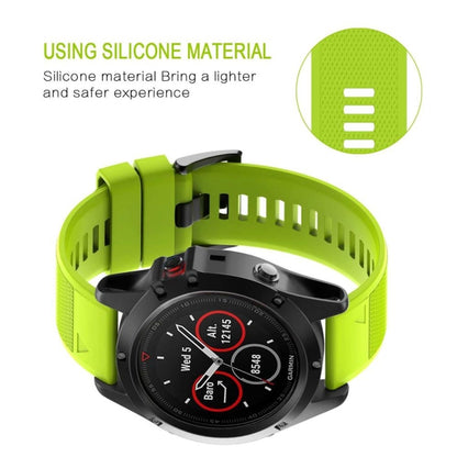 For Garmin Forerunner 955 Quick Release 22mm Silicone Watch Band(Mint Green) - Watch Bands by buy2fix | Online Shopping UK | buy2fix