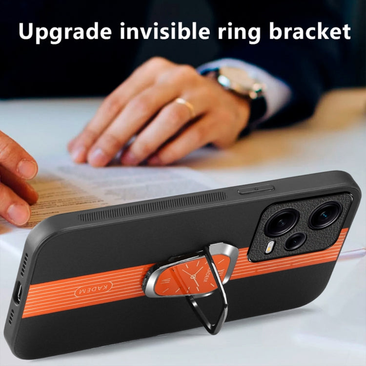 For Redmi Note 12 Pro 5G Global Magnetic Litchi Leather Back Phone Case with Holder(Green) - Xiaomi Cases by buy2fix | Online Shopping UK | buy2fix