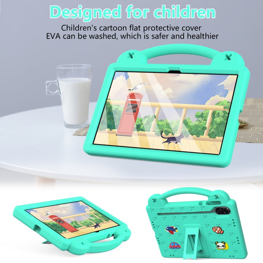 For Honor X8 Pro 11.5 Handle Kickstand Children EVA Shockproof Tablet Case(Mint Green) - Honor by buy2fix | Online Shopping UK | buy2fix