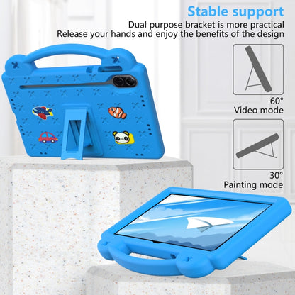 For Honor X8 Pro 11.5 Handle Kickstand Children EVA Shockproof Tablet Case(Sky Blue) - Honor by buy2fix | Online Shopping UK | buy2fix