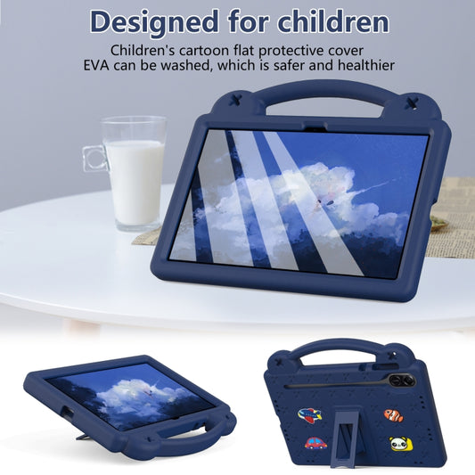 For Honor X8 Pro 11.5 Handle Kickstand Children EVA Shockproof Tablet Case(Navy Blue) - Honor by buy2fix | Online Shopping UK | buy2fix