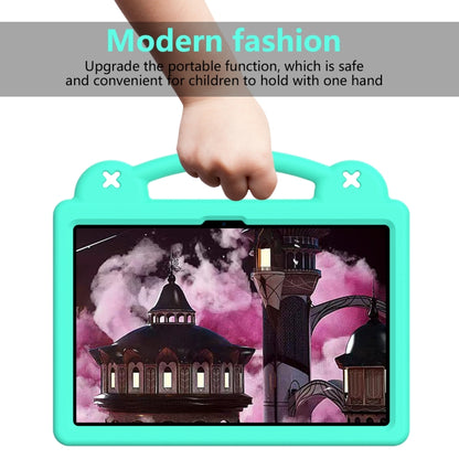 For Honor Pad 9 2023 12.1 Handle Kickstand Children EVA Shockproof Tablet Case(Mint Green) - Honor by buy2fix | Online Shopping UK | buy2fix