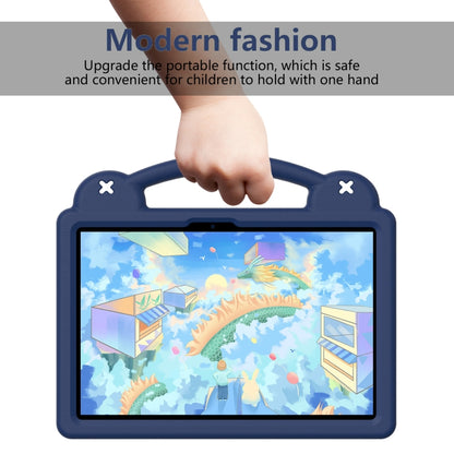 For Honor Pad X8a Handle Kickstand Children EVA Shockproof Tablet Case(Navy Blue) - Honor by buy2fix | Online Shopping UK | buy2fix