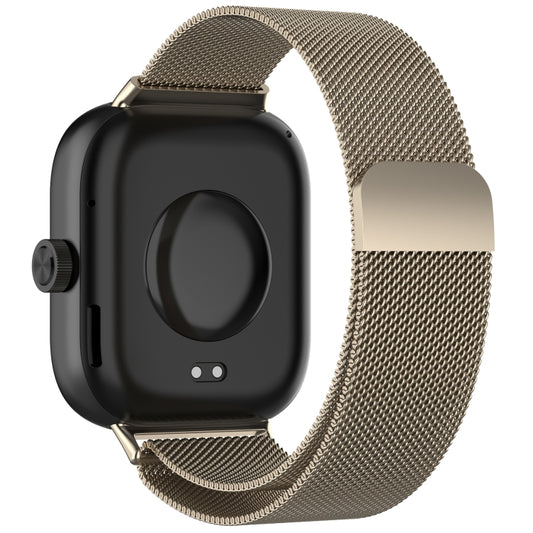 For Redmi Watch 4 Milan Magnetic Steel Mesh Watch Band(Starlight) - Watch Bands by buy2fix | Online Shopping UK | buy2fix