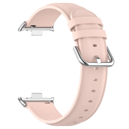 For Redmi Watch 4 / Watch 5 Round Tail Top Layer Leather Watch Band(Pink) - Watch Bands by buy2fix | Online Shopping UK | buy2fix