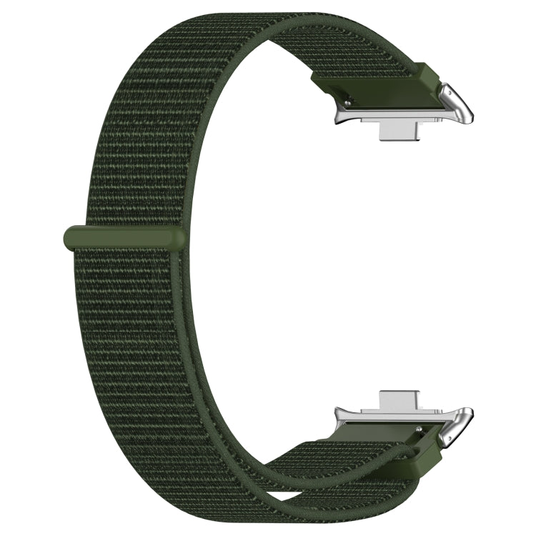 For Redmi Watch 4 / Watch 5 Nylon Loop Metal Connector Watch Band(Army Green) - Watch Bands by buy2fix | Online Shopping UK | buy2fix