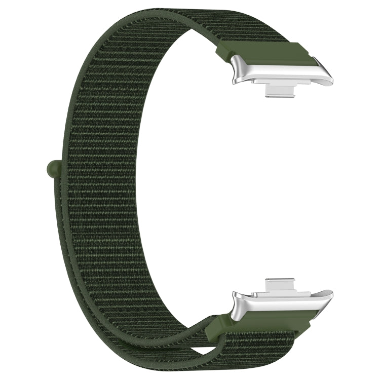 For Redmi Watch 4 / Watch 5 Nylon Loop Metal Connector Watch Band(Army Green) - Watch Bands by buy2fix | Online Shopping UK | buy2fix