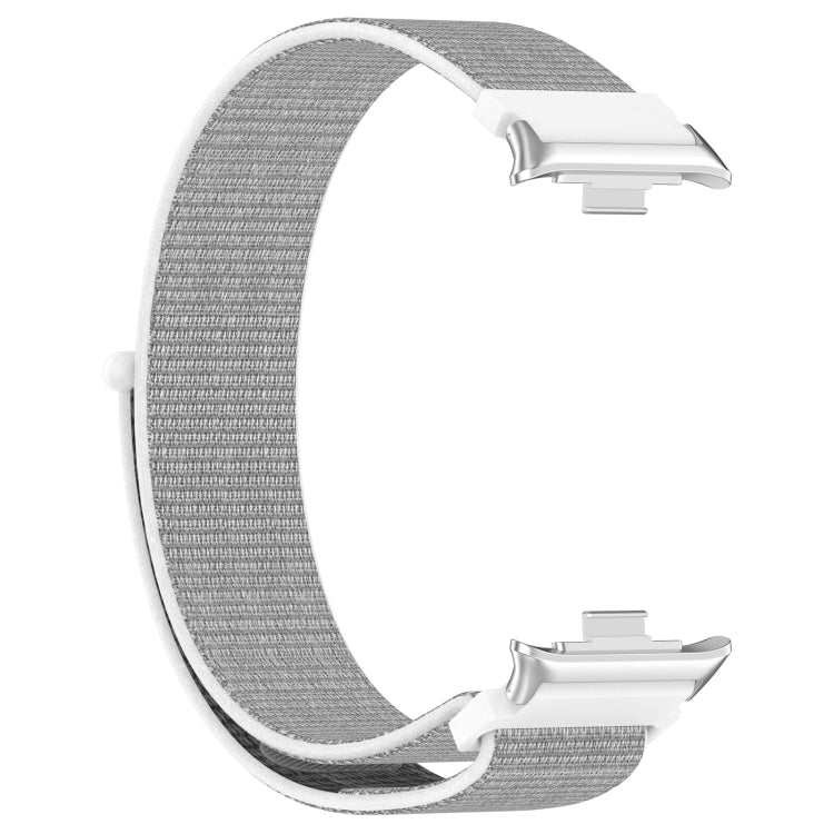 For Redmi Watch 4 / Watch 5 Nylon Loop Metal Connector Watch Band(White) - Watch Bands by buy2fix | Online Shopping UK | buy2fix