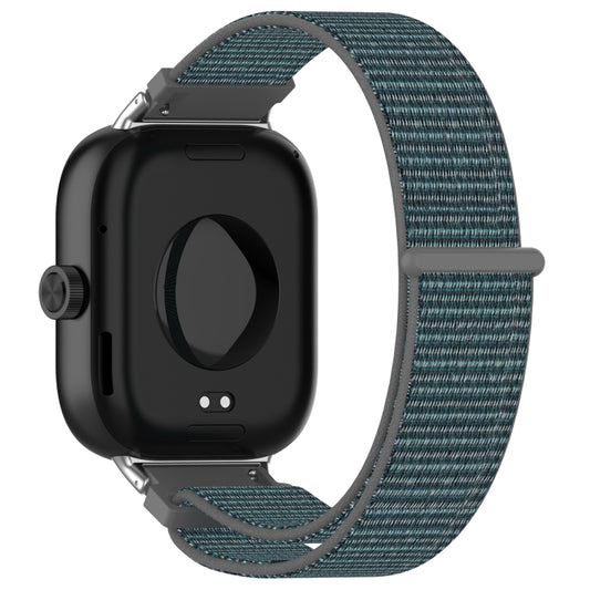 For Redmi Watch 4 / Watch 5 Nylon Loop Metal Connector Watch Band(Gray) - Watch Bands by buy2fix | Online Shopping UK | buy2fix