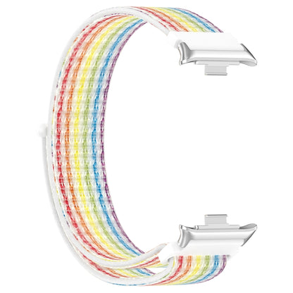 For Xiaomi Smart Band 9 Pro / 8 Pro Nylon Loop Metal Connector Watch Band(Colorful) - Watch Bands by buy2fix | Online Shopping UK | buy2fix