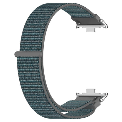 For Xiaomi Smart Band 9 Pro / 8 Pro Nylon Loop Metal Connector Watch Band(Gray) - Watch Bands by buy2fix | Online Shopping UK | buy2fix