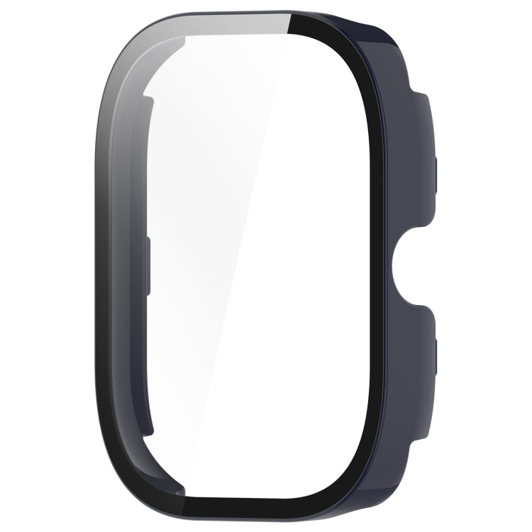 For Redmi Watch 4 Tempered Film Integrated PC Watch Protective Case(Ink Blue) - Watch Cases by buy2fix | Online Shopping UK | buy2fix