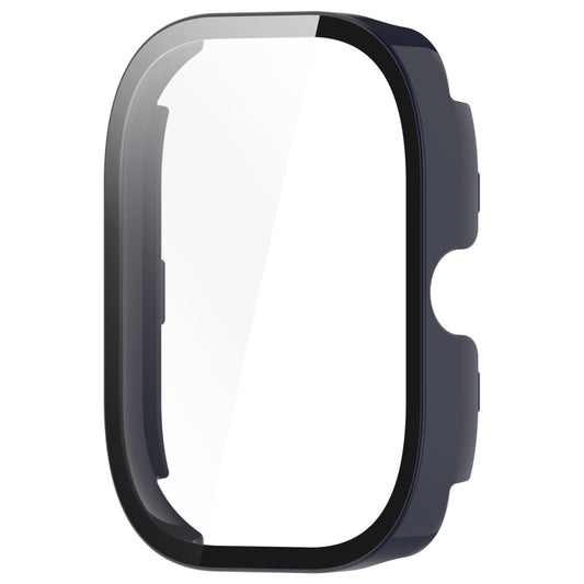 For Redmi Watch 4 Tempered Film Integrated PC Watch Protective Case(Ink Blue) - Watch Cases by buy2fix | Online Shopping UK | buy2fix
