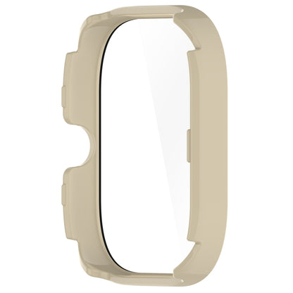 For Redmi Watch 4 Tempered Film Integrated PC Watch Protective Case(White) - Watch Cases by buy2fix | Online Shopping UK | buy2fix