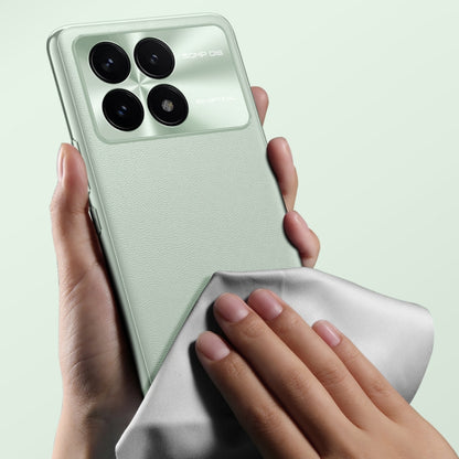 For Xiaomi Redmi K70 Pro Plain-leather All-inclusive Shockproof Phone Case(Green) - Xiaomi Cases by buy2fix | Online Shopping UK | buy2fix