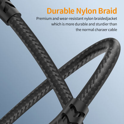 ENKAY PD100W 4-in-1 USB-A / Type-C to Type-C / 8 Pin Multifunction Fast Charging Cable with E-Marker, Cable Length:1m by ENKAY