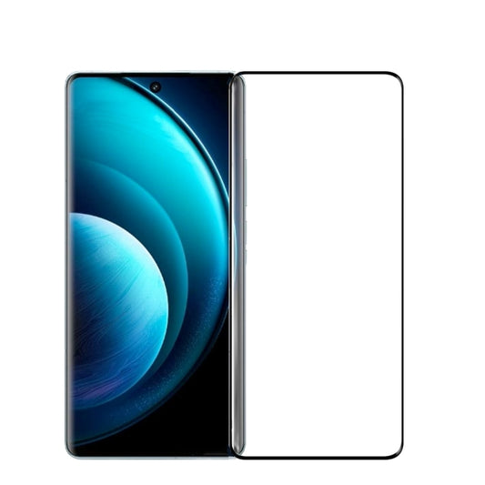 For vivo X100 / 100 Pro PINWUYO 9H 3D Hot Bending Tempered Glass Film(Black) - vivo Tempered Glass by PINWUYO | Online Shopping UK | buy2fix