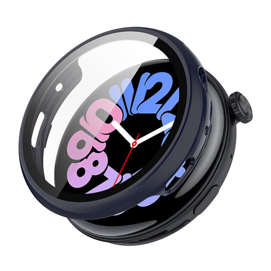 For vivo Watch 3 ENKAY Hat-Prince Full Coverage Tempered Glass Film Integrated PC Watch Cover(Dark Blue)