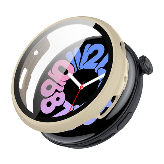 For vivo Watch 3 ENKAY Hat-Prince Full Coverage Tempered Glass Film Integrated PC Watch Cover(Ivory White) by ENKAY