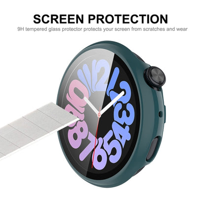 For vivo Watch 3 ENKAY Hat-Prince Full Coverage Tempered Glass Film Integrated PC Watch Cover(Dark Green) by ENKAY