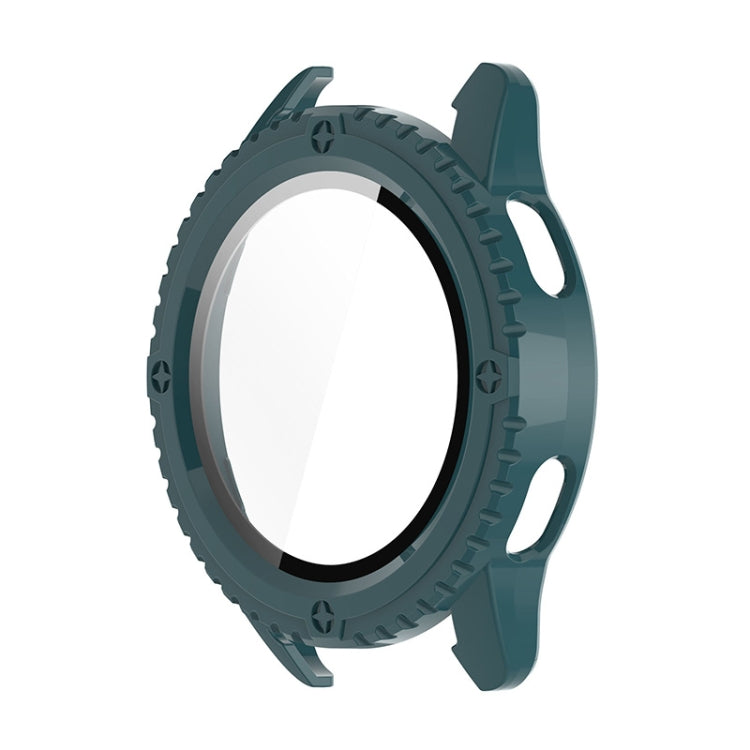 For Xiaomi Watch S3 ENKAY Hat-Prince Full Coverage Tempered Glass Film Integrated PC Watch Cover(Dark Green) by ENKAY