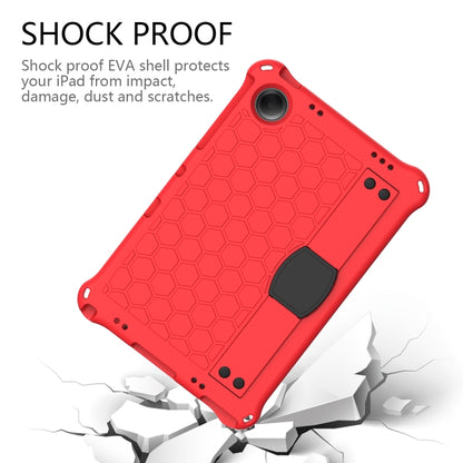 For Samsung Galaxy Tab A9+ 11 X216B Honeycomb EVA Hybrid PC Tablet Case with Strap(Red +Black) - Galaxy Tab A9+ by buy2fix | Online Shopping UK | buy2fix