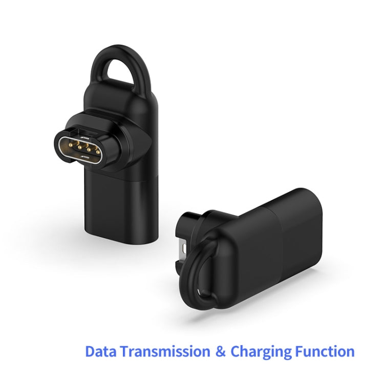 JUNSUNMAY For Garmin Venu 3 / Venu 3S Smart Watch Charging Data Sync Adapter, Interface:Type-C Port by JUNSUNMAY